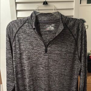 Under Armour Charcoal Heather Quarter-Zip Top